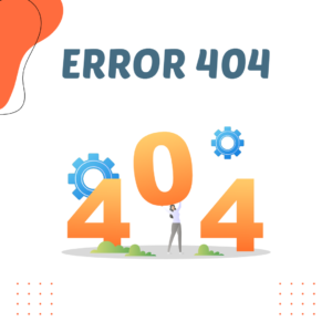 Colored Gradient Illustration Error 404 Instagram Post